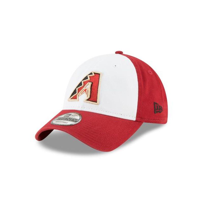 MLB Arizona Diamondbacks Core Classic Otc 9Twenty Adjustable (SLZ9928) - White New Era Caps